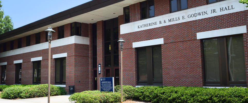 Godwin Hall, home of the President's Office