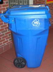 Large recycling container