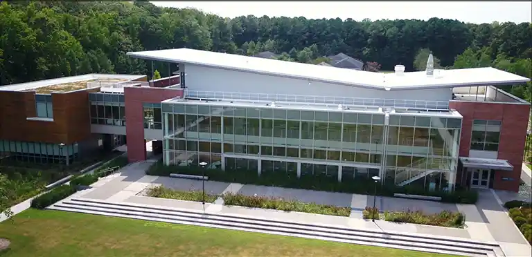 Campus scenic photography and students on campus.