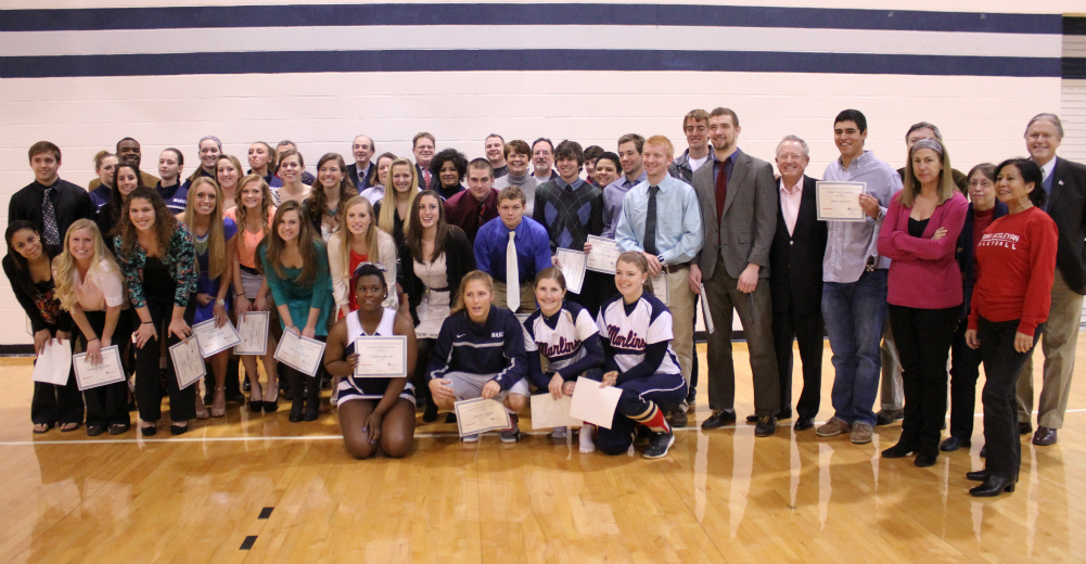 Fall 2012 Scholar-Athletes Honored