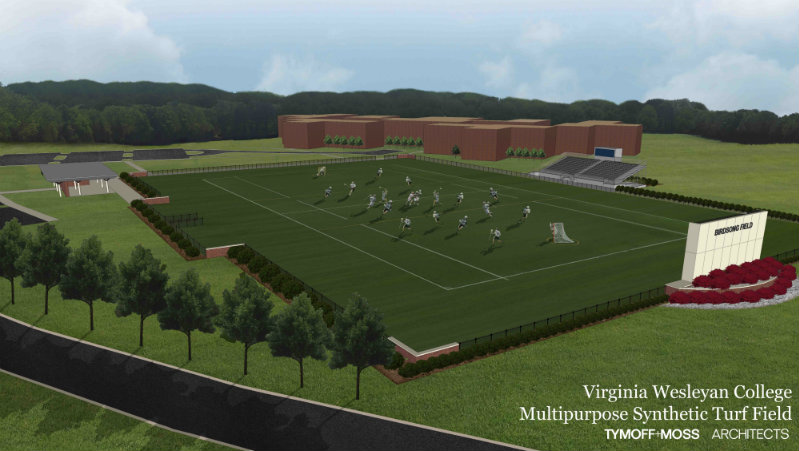 VWC Breaks Ground on Synthetic Turf Field
