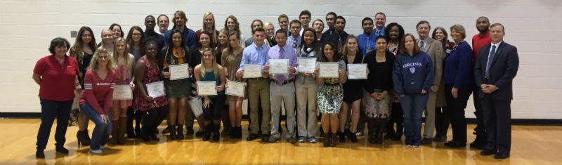 Spring 2015 Scholar Athletes Honored