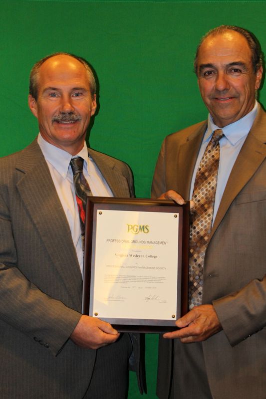 VWC Recognized by Professional Grounds Management Society