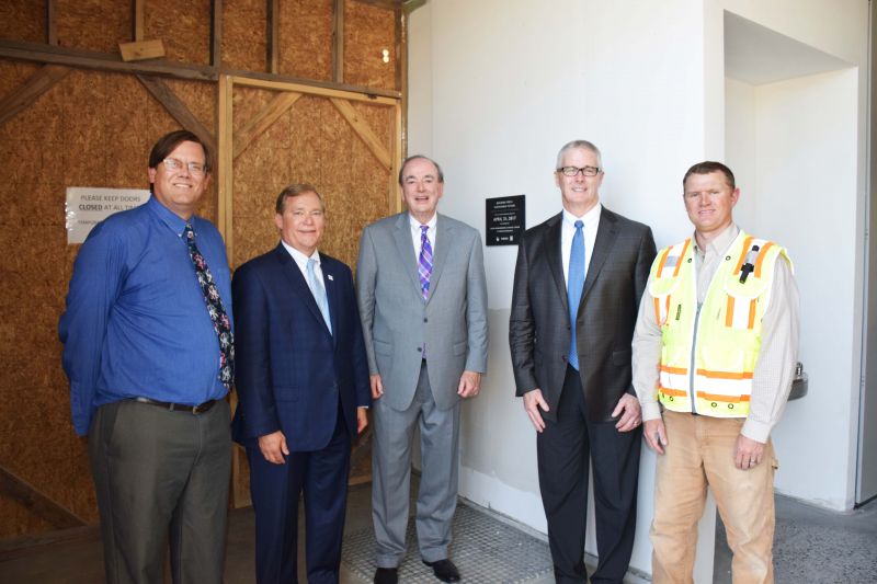 Time Capsule Placed in Greer Environmental Sciences Center