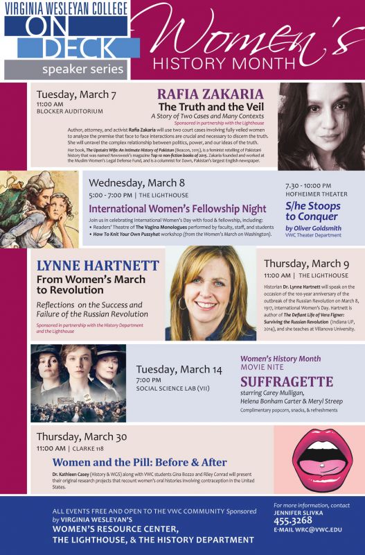 Virginia Wesleyan Celebrates Women's History Month
