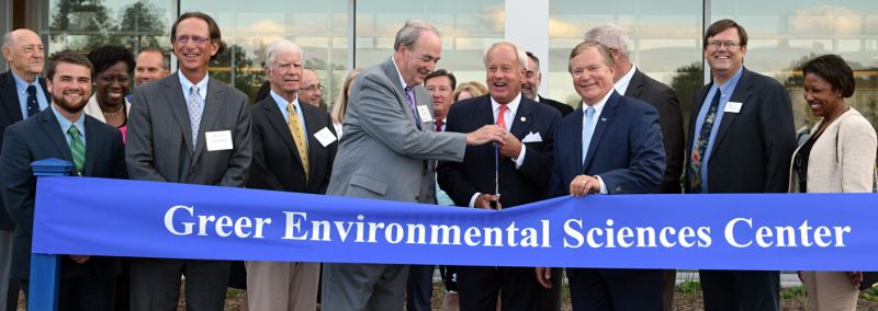 Greer Environmental Sciences Center Dedicated on Founders Day