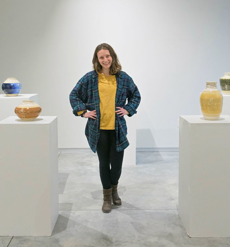 Senior Art Exhibition Opens in the Neil Britton Gallery