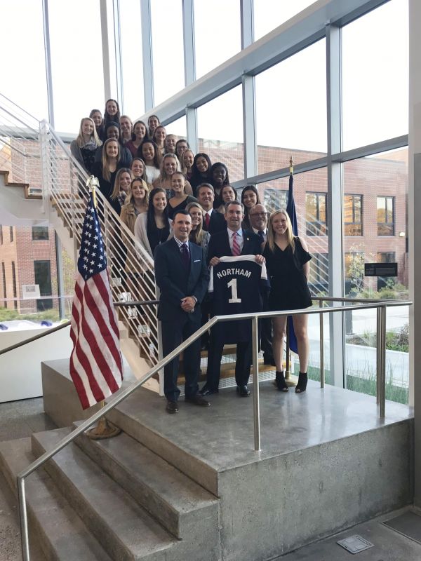 Governor Northam Honors Wesleyan's Repeat National Softball Champions