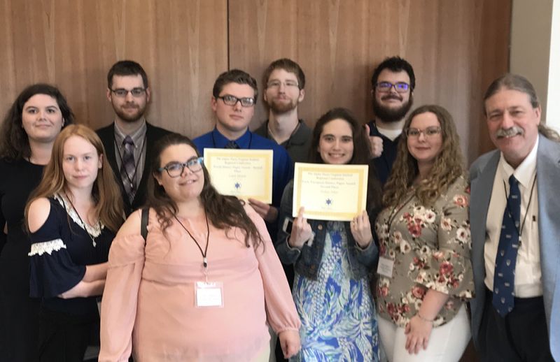 VWU History Students Recognized for Research