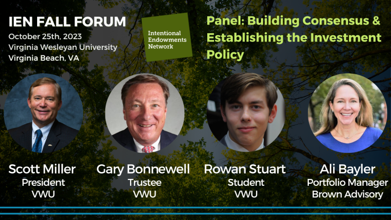 Virginia Wesleyan University Hosts IEN Fall Forum: A Platform for Sustainable Investments and Societal Impact