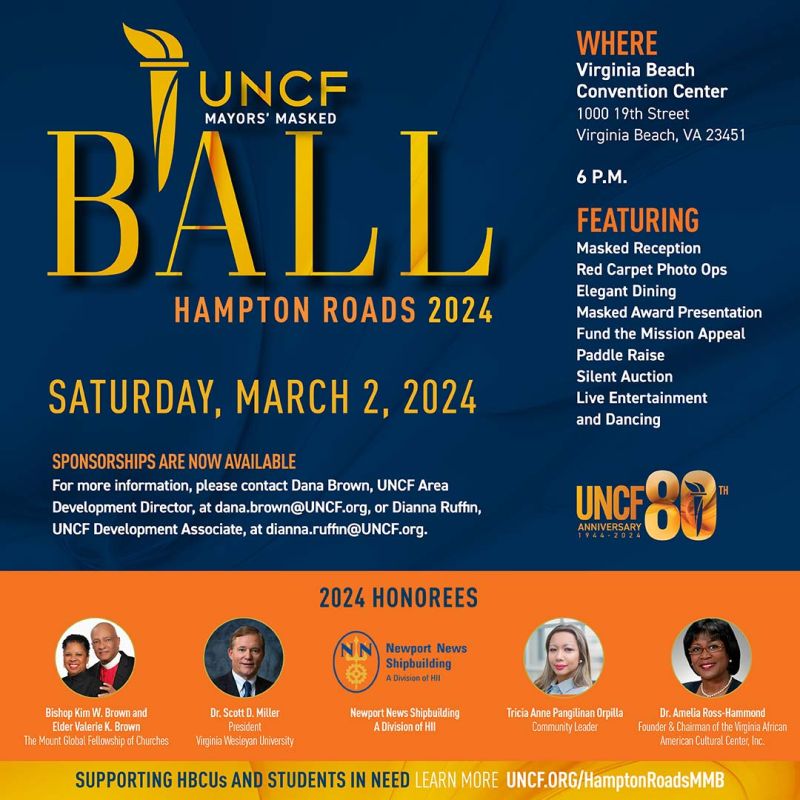 VWU President to be Honored by Hampton Roads UNCF