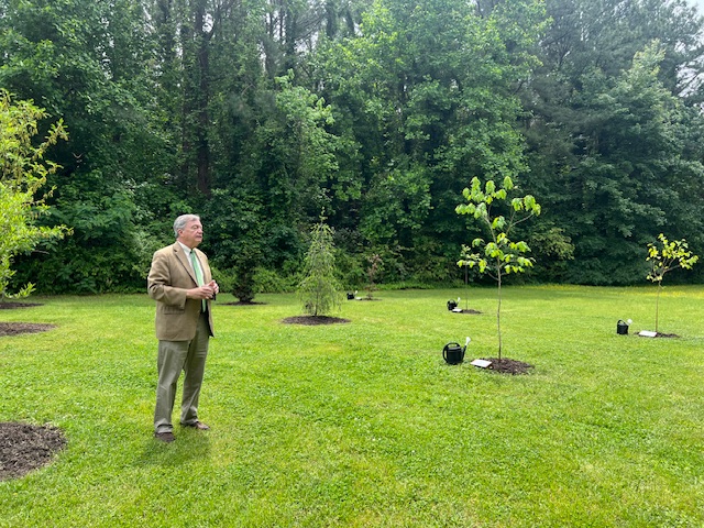 Retiring Faculty Celebrated During Traditional Tree Planting