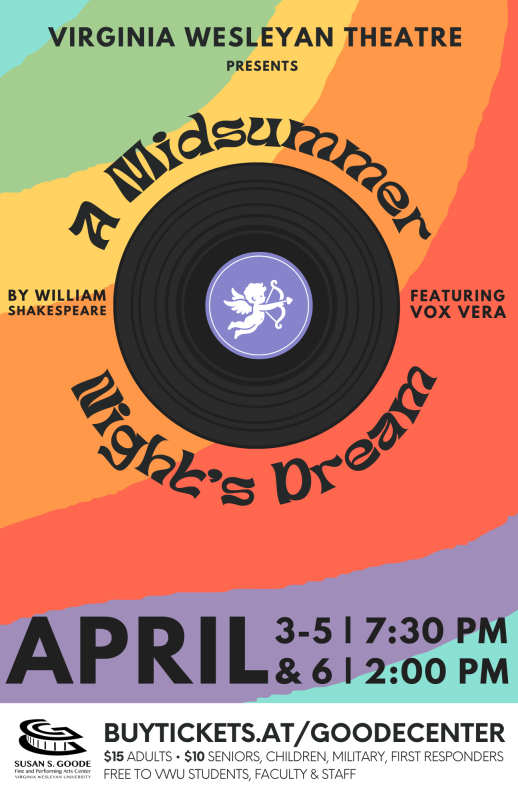 The Arts at VWU Presents “A Midsummer Night’s Dream” By William Shakespeare