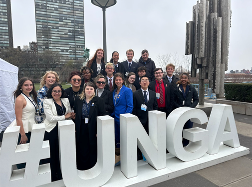 Student Delegation Represents Montenegro at National Model United Nations Conference