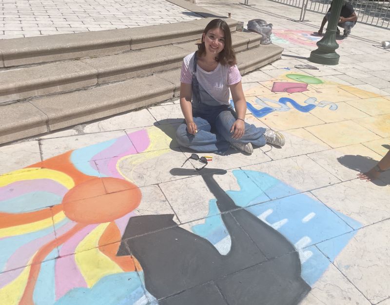 VWU Student Artists Make Their Mark in Town Center Public Art Exhibit