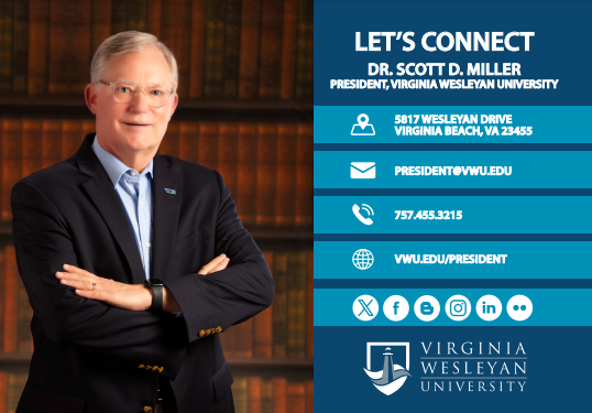 President Miller: A Modern-Day Communicator at the Helm of Virginia Wesleyan University