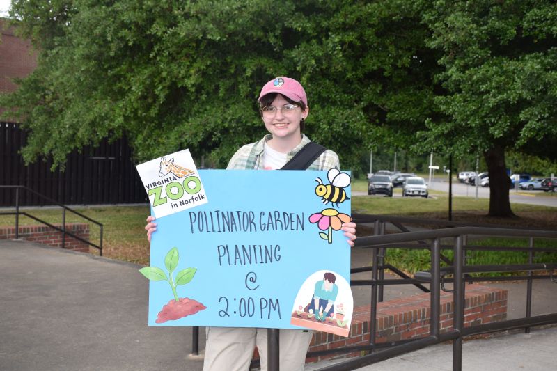 Habitat Heroes Plant Pollinator Garden During Earth Week