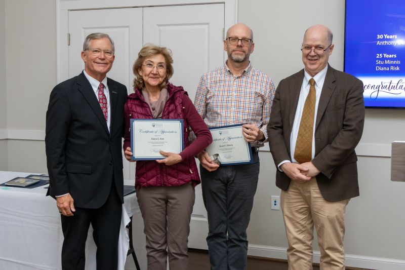 Honoring Retirees and Employee Service Milestones