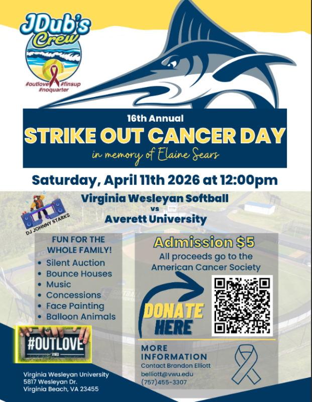 VWU Softball to Host 16th Annual Strike Out Cancer