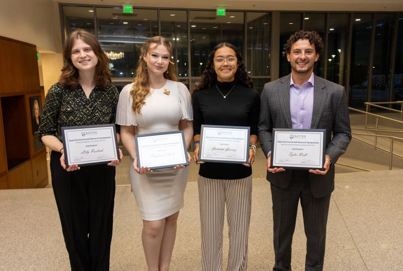 Tyler Noll Wins 2026 Ryan Environmental Prize for Excellence in Research