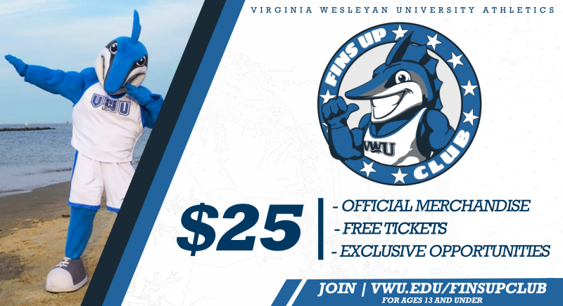 Virginia Wesleyan Athletics Launches Fins Up Club, the Official Kids' Club of VWU Athletics